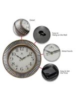 Infinity Instruments Round Wall Clock