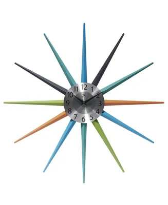 Infinity Instruments Starburst Wall Clock