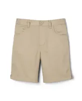 French Toast Plus Girls Pull-on Twill Short
