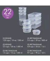 Lock n Lock Easy Essentials 22-Pc. Food Storage Container Set