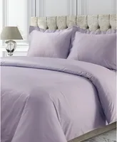 750 Thread Count Sateen Oversized Solid Queen Duvet Cover Set