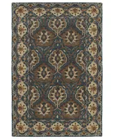 Kaleen Middleton MID07-91 Teal 8' x 10' Area Rug