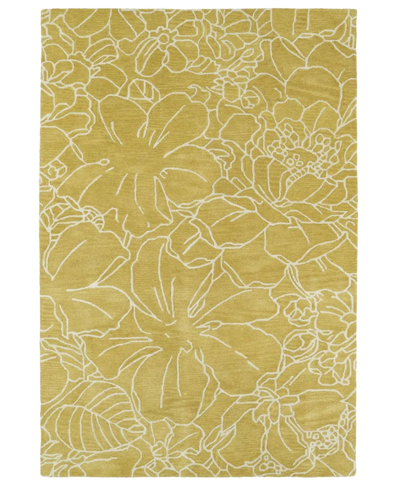 Kaleen Melange MLG05-28 Yellow 8' x 10' Area Rug