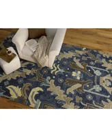 Kaleen Brooklyn 5311-22 Navy 8' x 11' Area Rug