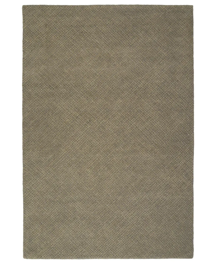 Kaleen Textura TXT06-75 Gray 3'6" x 5'6" Area Rug