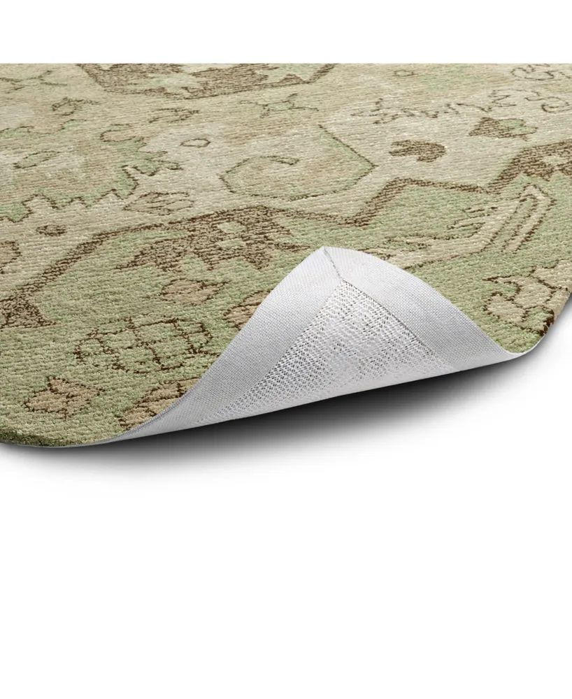 Kaleen Weathered WTR02-50 Green 4 'x 6' Outdoor Area Rug