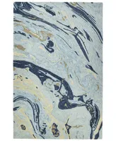 Kaleen Marble MBL01-17 Blue 5' x 7'9" Area Rug