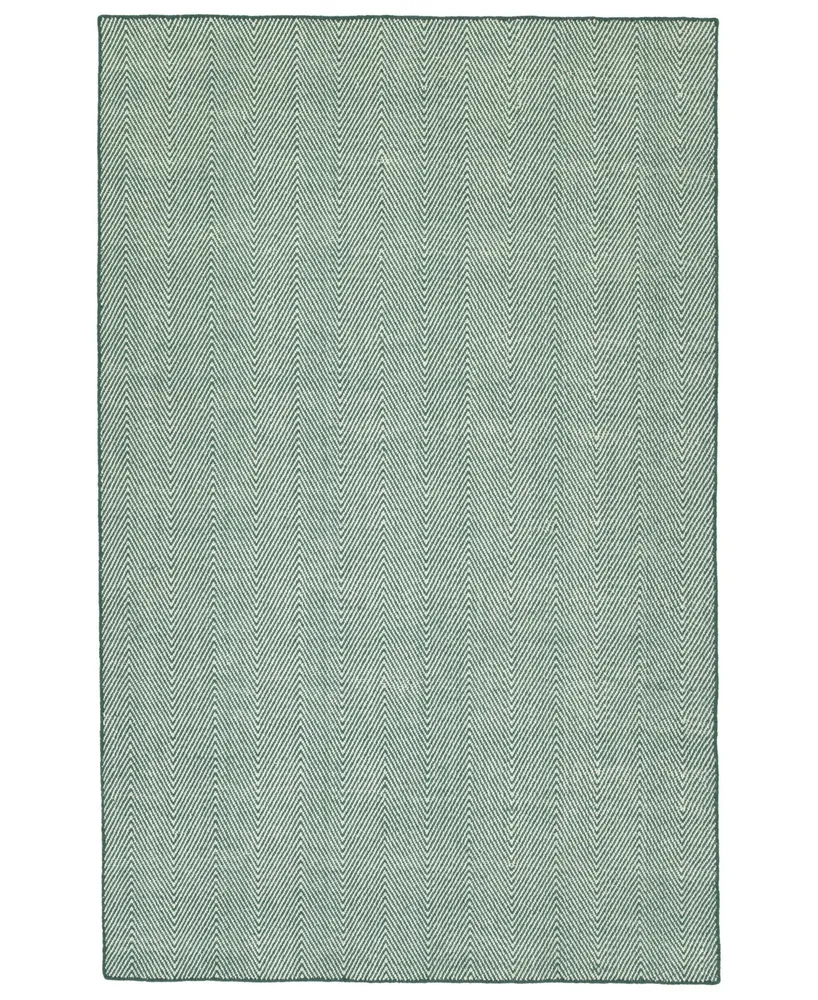 Kaleen Ziggy ZIG01-91 Teal 8' x 10' Outdoor Area Rug