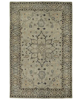 Kaleen Herrera HRA03-102 Pewter Green 2' x 3' Area Rug