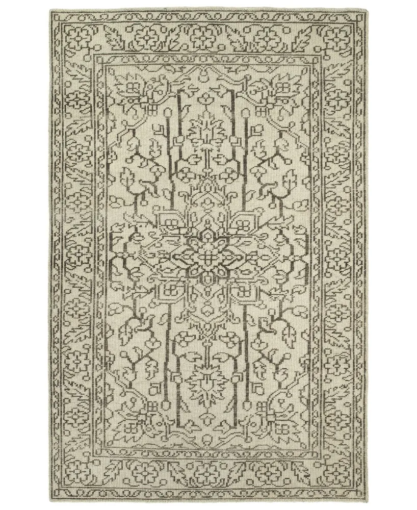 Kaleen Herrera HRA04-03 Beige 5'6" x 8'6" Area Rug