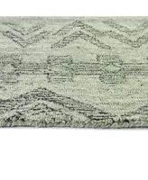 Kaleen Palladian PDN04-77 Silver 2'6" x 8' Runner Rug