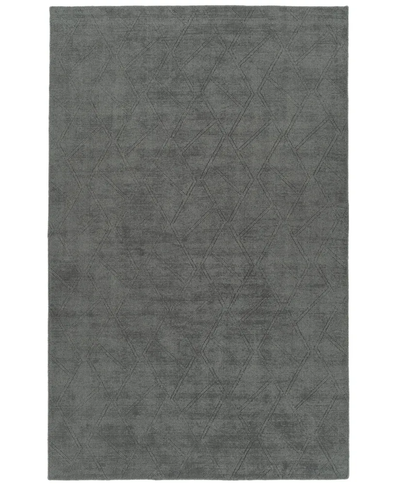 Kaleen Minkah MKH04-38 Charcoal 5' x 7' Outdoor Area Rug