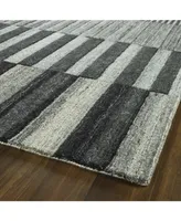 Kaleen Alzada ALZ01-38 Charcoal 2'6" x 8' Runner Rug