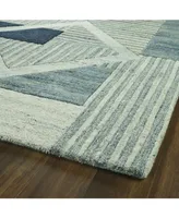 Kaleen Alzada ALZ04-17 Blue 2'6" x 8' Runner Rug