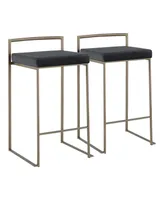 Fuji Antique Counter Stool, Set of 2