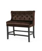 Jenna Winged Tufted Barstool