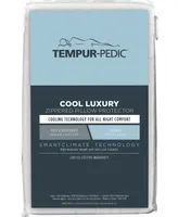Tempur-Pedic Cool Luxury Zippered Pillow Protector, Standard/Queen