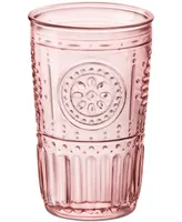 Bormioli Rocco Light Pink Romantic Water Glass, Set of 4