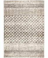 Orian Adagio Arrowhead Silver Tone 5'1" x 7'6" Area Rug