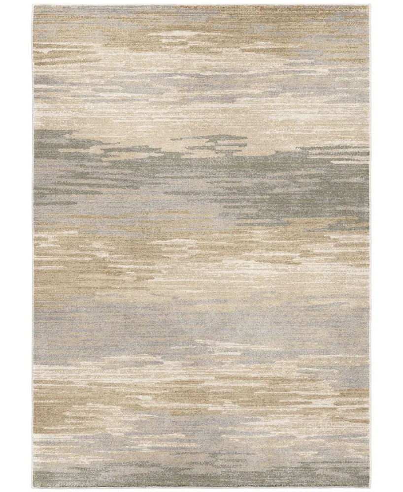 Orian Riverstone Distant Meadow Bay Beige 6'7" x 9'6" Area Rug