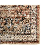 Orian Aria Heriz Medallion Rust 7'8" x 10'10" Area Rug