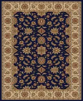 Closeout! Km Home 1592/1081/Navy Pesaro Blue 5'5" x 7'7" Area Rug