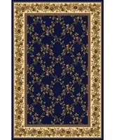 Closeout! Km Home Navelli Blue 5'5" x 8'3" Area Rug