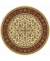 Closeout! Km Home 1318// Navelli / 5'3" x 5'3" Round Area Rug