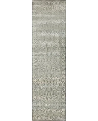 Closeout! Km Home 3564/0033/Gray Cantu Gray 2'2" x 7'7" Runner Rug