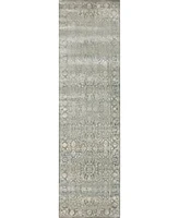 Closeout! Km Home 3564/0033/Gray Cantu Gray 2'2" x 7'7" Runner Rug