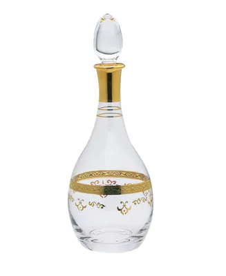 Classic Touch Liquor Bottle with Rich Gold-Tone Design