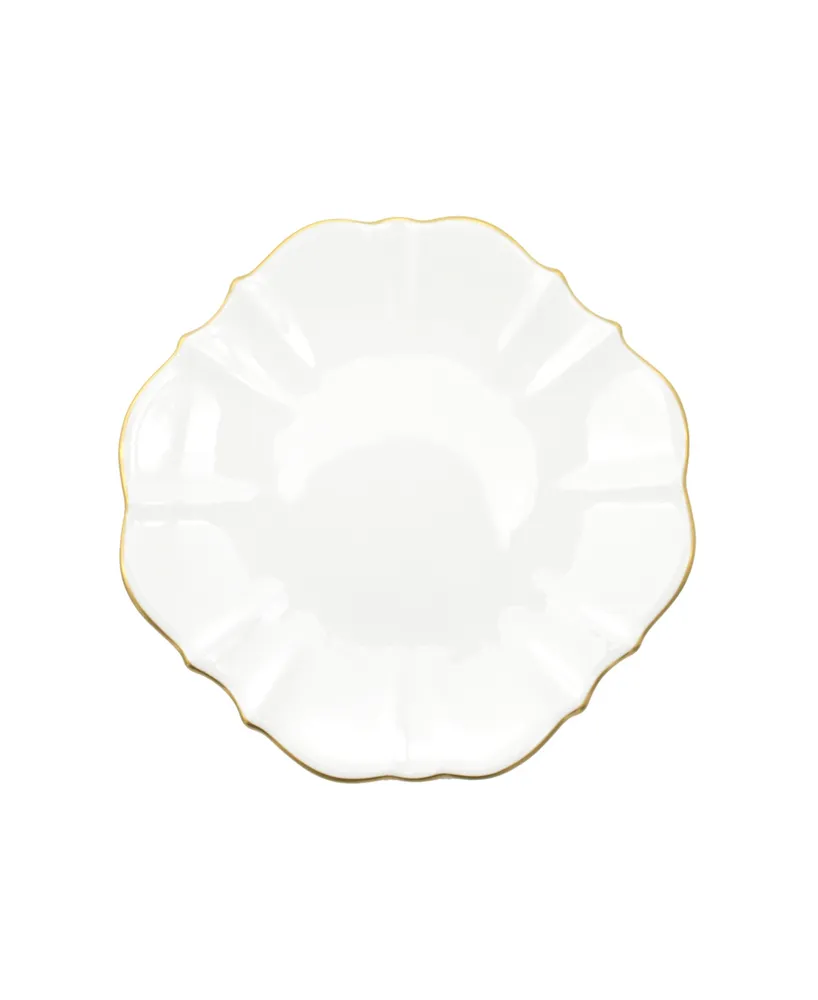 Twig New York Amelie Brushed Gold Rim 8.5" Salad Plate