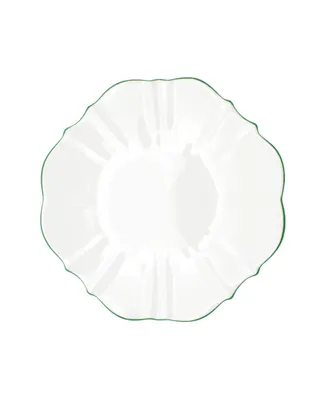 Twig New York Amelie Forest Green Rim 10.5" Dinner Plate