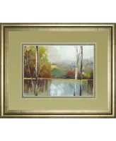 Classy Art Still Water by Trent Thompson Framed Print Wall Art - 34" x 40"