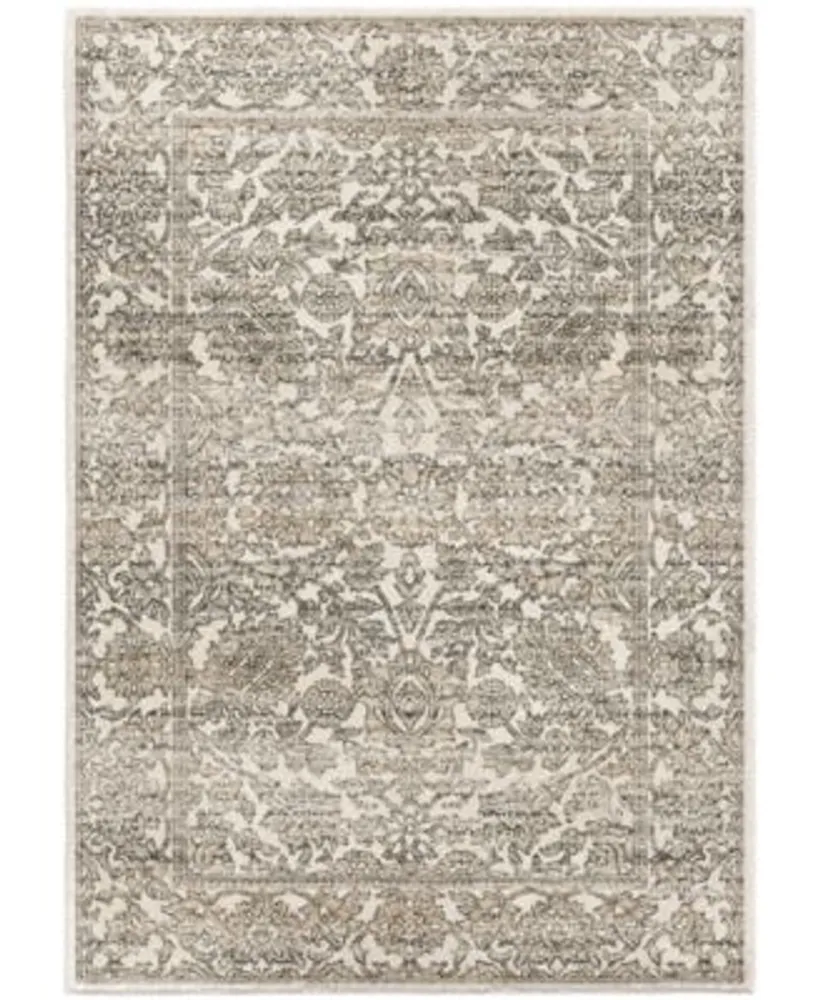 Orian Riverstone Persian Tonal Light Gray Area Rug Collection