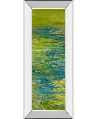 Classy Art The Lake Il by Roberto Gonzalez Mirror Framed Print Wall Art - 18" x 42"
