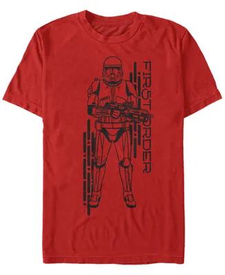 Star Wars Men's Rise Of Skywalker First Order Sith Trooper Short Sleeve T-Shirt