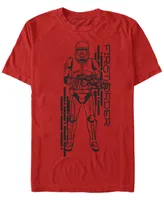 Star Wars Men's Rise Of Skywalker First Order Sith Trooper Short Sleeve T-Shirt