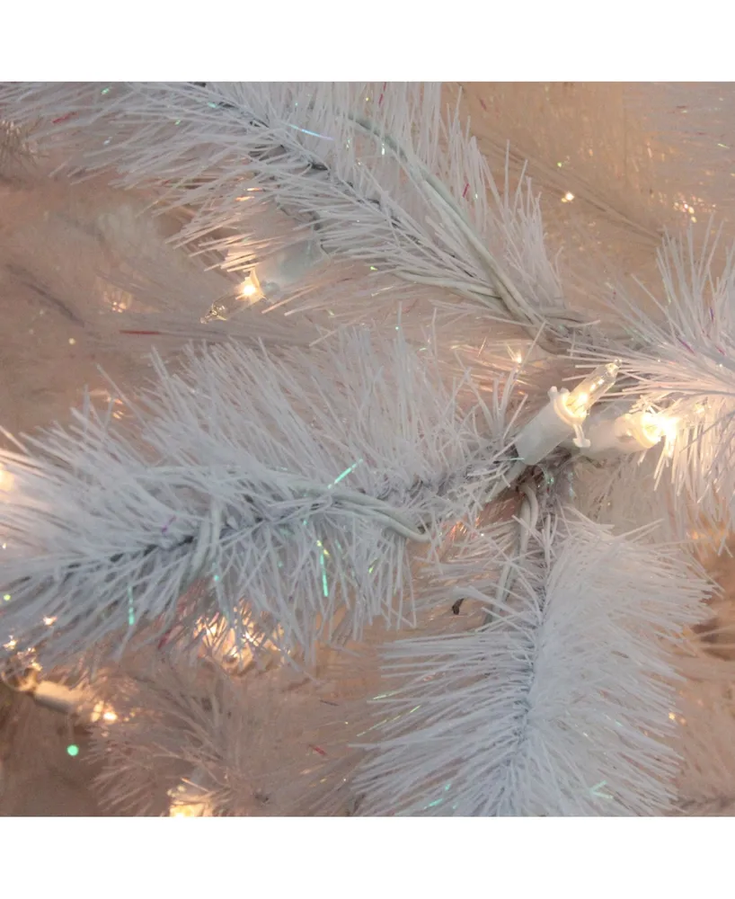 Northlight Pre-Lit Sparkling Alaskan Pine Artificial Christmas Tree