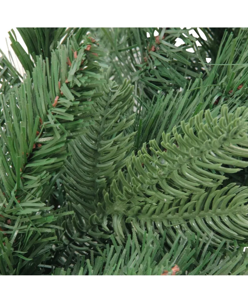 Northlight 9' Mixed Coniferous Pine Artificial Christmas Garland - Unlit