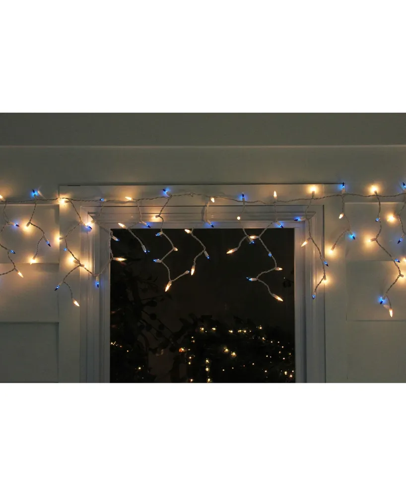 Northlight Set of Clear Mini Icicle Christmas Lights 3" Spacing
