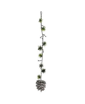 Northlight 20" Artificial Mini Pine Needle and Pine Cone Hanging Spray