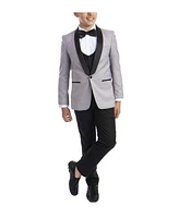 Perry Ellis Toddler Boy's 5-Piece Slim Fit Shawl Tuxedo Set