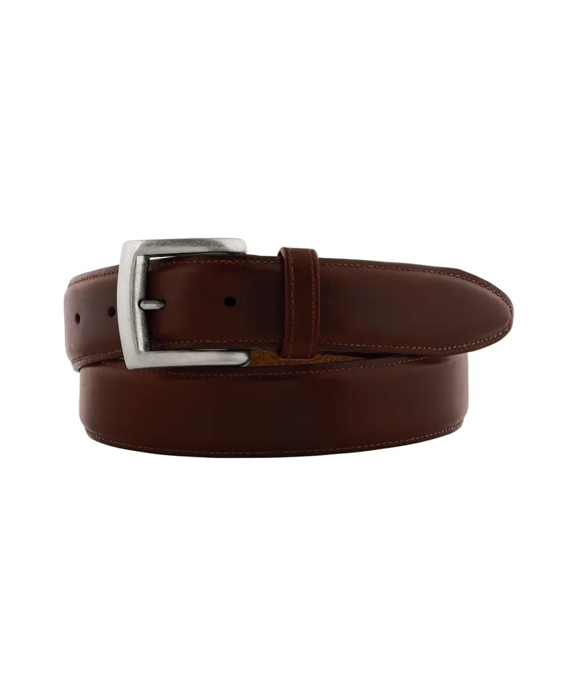 Johnston & Murphy Waxed Leather Belt