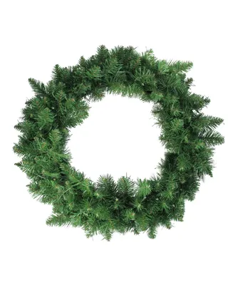 Northlight 24" Pre-Lit Whitmire Pine Artificial Christmas Wreath - Warm White Led Lights