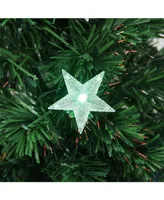 Northlight 3' Pre-Lit Led Color Changing Fiber Optic Christmas Tree with Stars