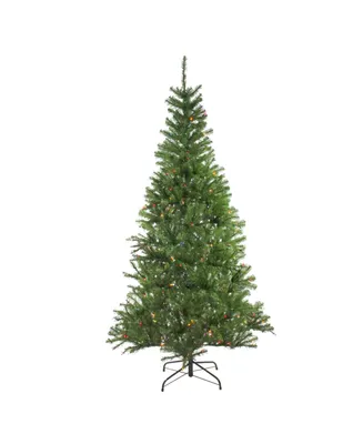 Northlight 7' Pre-Lit Vail Spruce Medium Artificial Christmas Tree