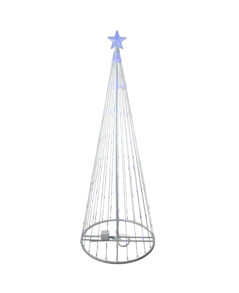 Outdoor Lighted Christmas Tree Cone