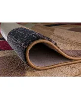 Main Street Rugs Montane Mon105 Multi 7'10" x 10'2" Area Rug