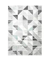 Nicole Miller Patio Sofia Holly Gray Outdoor Area Rug Collection